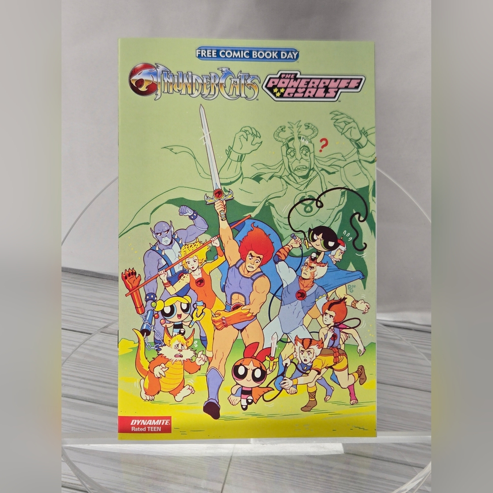 Thundercats/The Power Puff Girls (FCBD 2025) Dynamite, 1st Crossover Preview